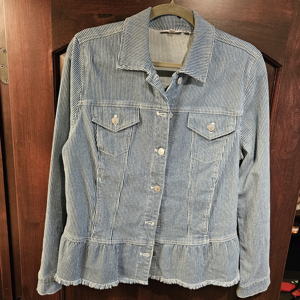 Chico's Jean Jacket - Size 12